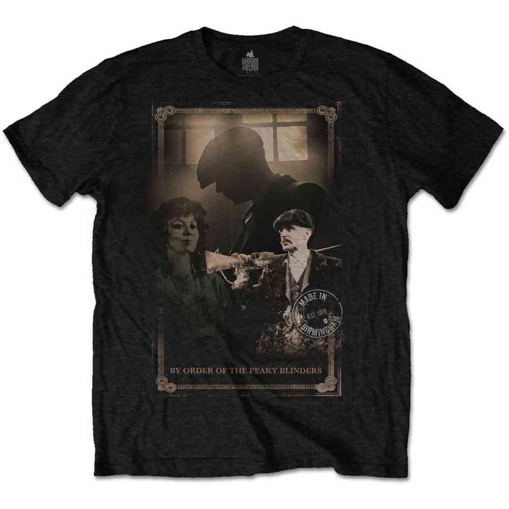 Peaky Blinders - Shotgun Tshirt Homme - Noir